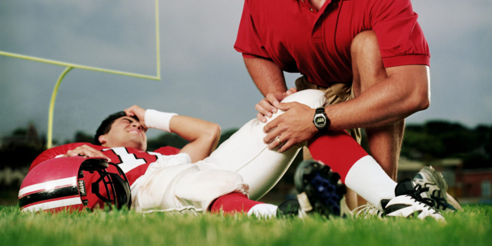 sports injury in footbal